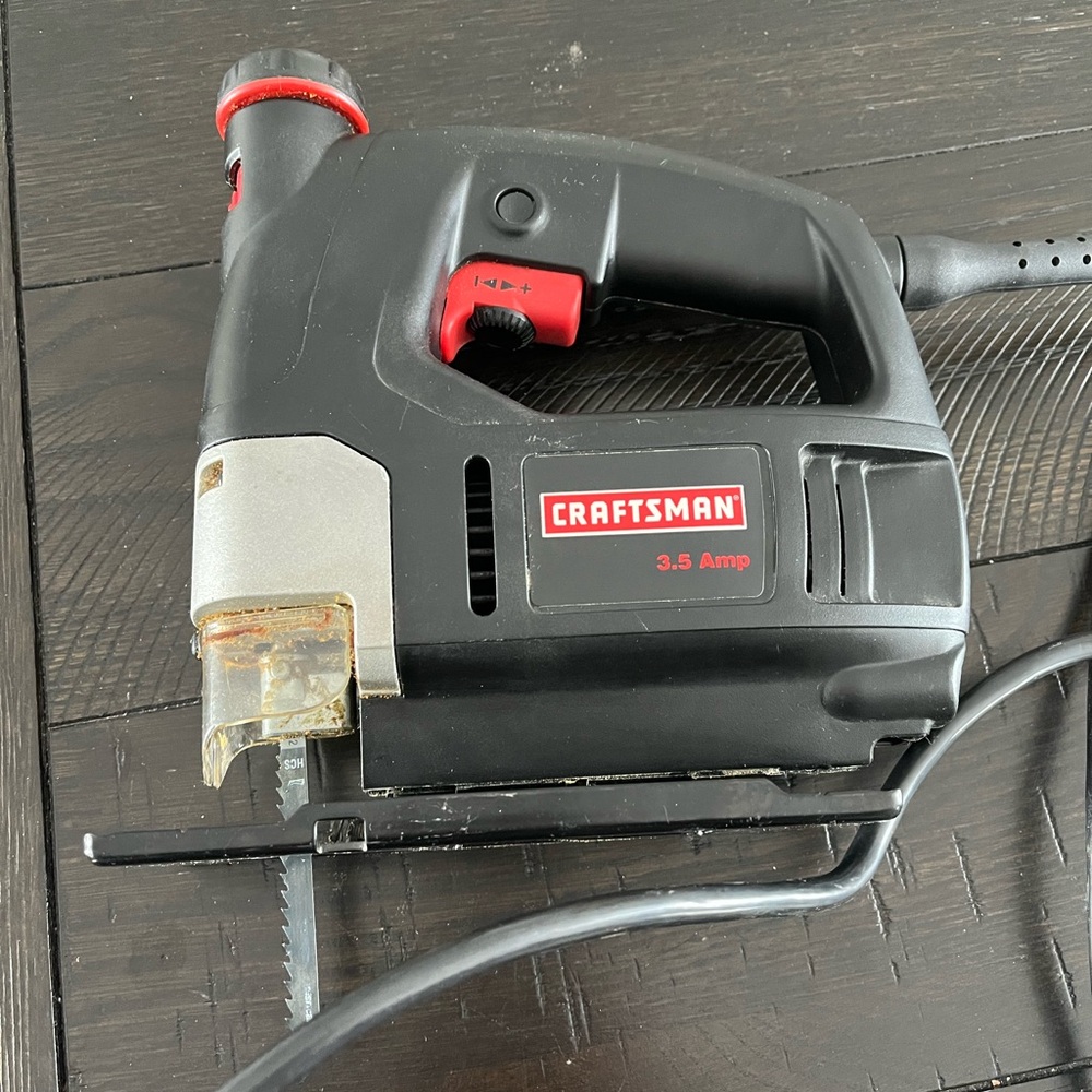 Craftsman 3.5amp variable speed combined scroll and jig saw